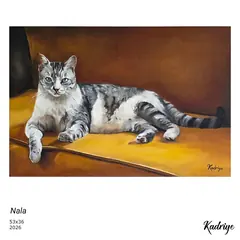 Nala, yağlı boya resim