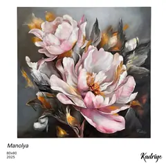Manolya, yağlı boya resim